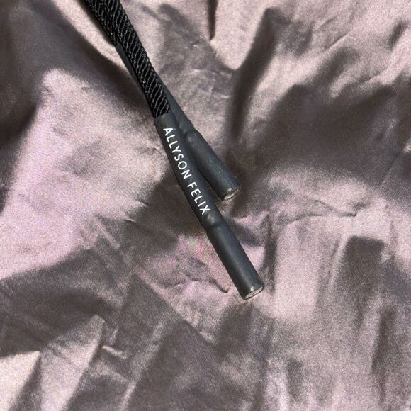 ATHLETA x Allyson Felix Legend Luxe Track Pant metallic Size Large NEW - Picture 10 of 12